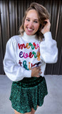 Merry Everything Tinsel Sweater