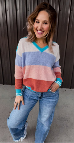 Striped Pullover Top