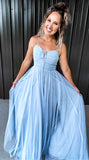 (Final Sale) Baby Blue Maxi Dress