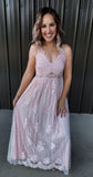 Baby Pink Maxi Dress