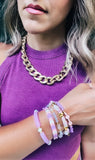 Purple & Pink Bracelet Stack