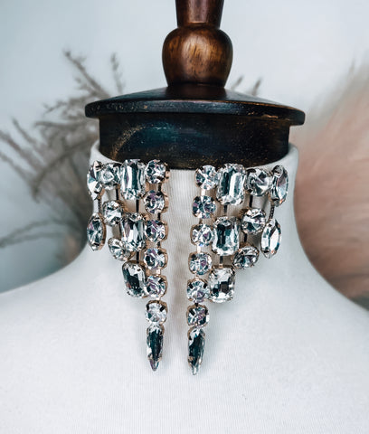 Rhinestone Dreamsicle Earrings