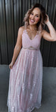 Baby Pink Maxi Dress