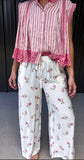 Rose Floral Lounge Pants