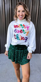 Merry Everything Tinsel Sweater