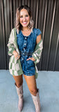 Denim Romper