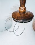 Silver Lightweight Hoop Earrings