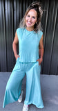 Aqua Mint Lounge Jumpsuit