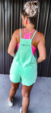 Vintage Teal Green Romper