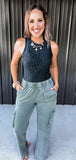 Charcoal Cargo Pants