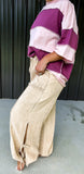 Coffee Gauze Joggers