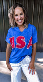 Blue USA Tee