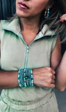 Turquoise & Teal Bracelet Stack