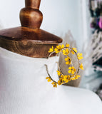 Yellow Flower Earrings