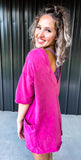 (Final Sale) Fuschia Romper