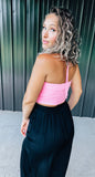 Pink Rose Tulle Top