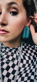 Turquoise Dream Rhinestone Earrings