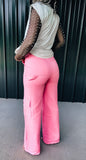 Popping Pink Cargo Pants