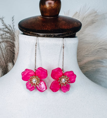Pink Bloom Earrings