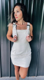 Buckle Overall Dress