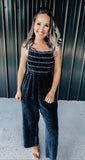 Vintage Black Mahoney Jumpsuit