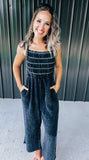 Vintage Black Mahoney Jumpsuit