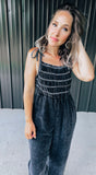 Vintage Black Mahoney Jumpsuit