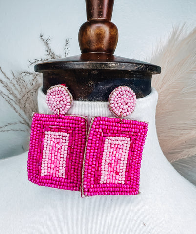 Judy Pink Earrings