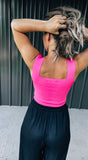 Pink Crop Top