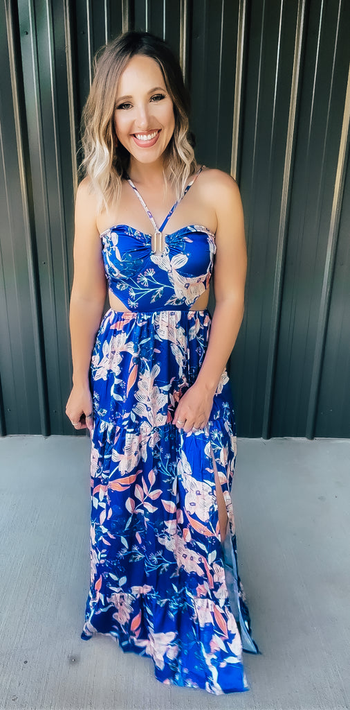 Royal Blue Maxi Dress The Broken Levee Boutique Royal Blue Maxi Dress The Broken Levee Boutique