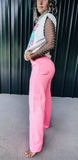 Popping Pink Cargo Pants
