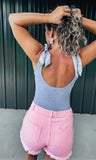 Grey Knot Bodysuit