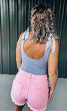 Grey Knot Bodysuit