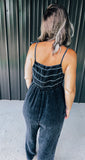 Vintage Black Mahoney Jumpsuit