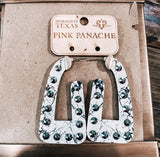 Pink Panache Angle Earrings
