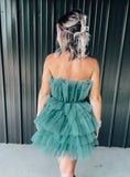 Sage Green Tulle Dress
