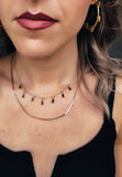 Black & Gold Layered Necklace