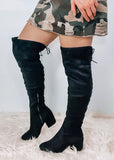 Over the Knee Black Boots