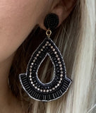 Black & Brown Classic Design Earrings