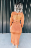 Copper Bodycon Dress