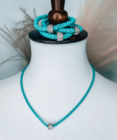 Turquoise & Gem Necklace