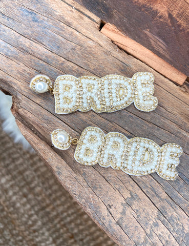 Bride To Be Earrings